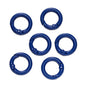 5Pcs Colorful  O Ring Spring Clasp Openable Round Carabiner Keychain Clips Hook Dog Chain DIY Jewelry Buckle Connector
