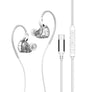 Type-C Wired Headphones HiFi Bass Stereo USB C Earphone 3.5MM in-Ear Earbuds with Mic Sports Subwoofer Music Headset for Samsung