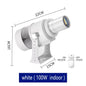 Custom Led HD Gobo Logo Projector Indoor Outdoor Ip67 Waterproof Rotating Advertising Image Projection Light For Floor Wedding