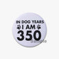 32/44/58mm Creative Round Animal Letter Pins Cartoon Character Funny