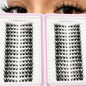 32Rows Fox Eye Manga False Eyelashes Large Capacity Tapered Thick Segmented Individual Cluster Lash Extensions Enlarge Eyes