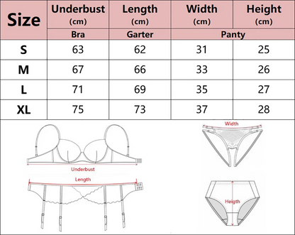 Embroidery Lingerie 3Pcs Sets Ultrathin Mesh Patchwork See Through Bras And Thongs Garter Suits Erotic Intimate Sexy Underwear