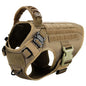 CANBOUN Tactical Military Vest Pet German Shepherd Golden Retriever Tactical Training Dog Harness And Leash Set For All Breeds D