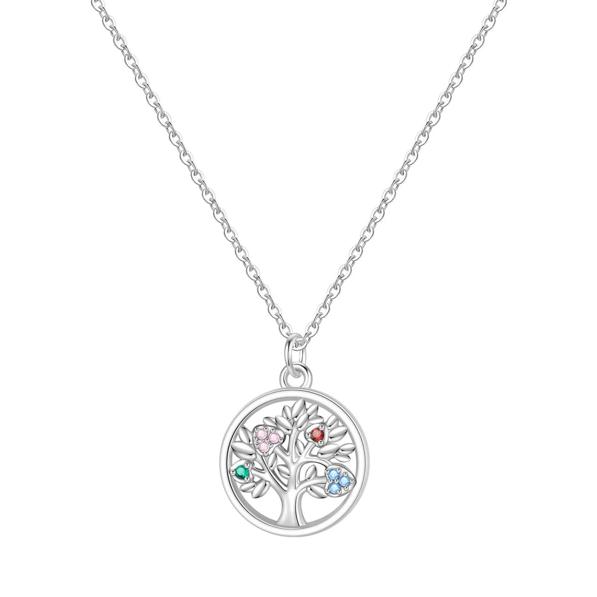 Romantic Pink Crown Heart Pendant Necklace Genuine 925 Sterling Silver Elegant Fine Jewelry for Women Wedding Holiday Presents