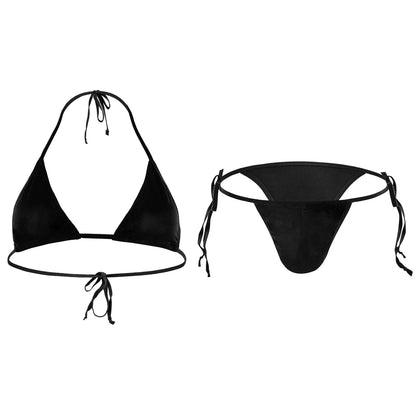 Men's Bra Lingerie Set Big Sac Penis Bag Briefs Bdsm Men's Harness Crop Top Navel Sissy Outfit Body Gay Bikini