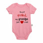 I'm Not Spoiled My Grandma Loves Me Baby Romper Crawling Clothes Triangle Onesies Newborn Baby Clothes Onesies for Babies