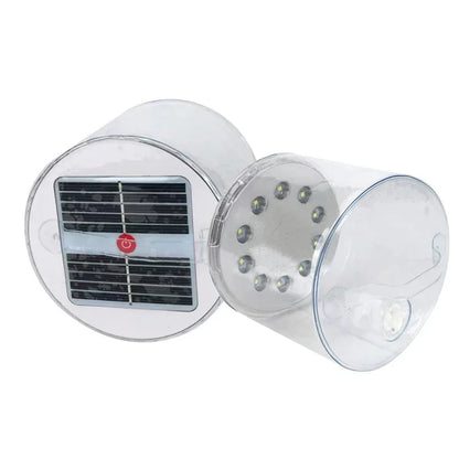 Portable Solar Camping Tent Light LED Waterproof Emergency Light Outdoor Lighting Hiking Backpack Foldable Inflatable Light