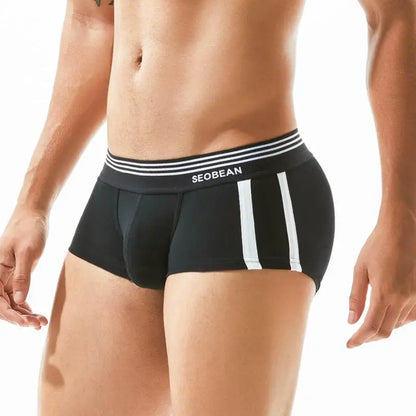 SEOBEAN Brand Men's Underwear Boxers Shorts Breathable Cotton Underpants Comfortable Sexy Panties Boxer For Man