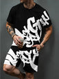 2026 Men's Street Casual 3D Letter Suit
