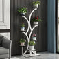 7-Tier Metal Indoor Plant Stand, Tall Ladder-Style Holder for Living Room, Balcony, or Patio (20.5x60, White)