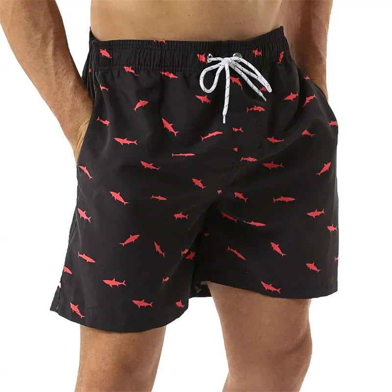 Simple Pineapple Graphic Beach Shorts Pants Men 3D Printing Surf Board Shorts Summer Hawaii Swimsuit Swim Trunks Cool Ice Shorts