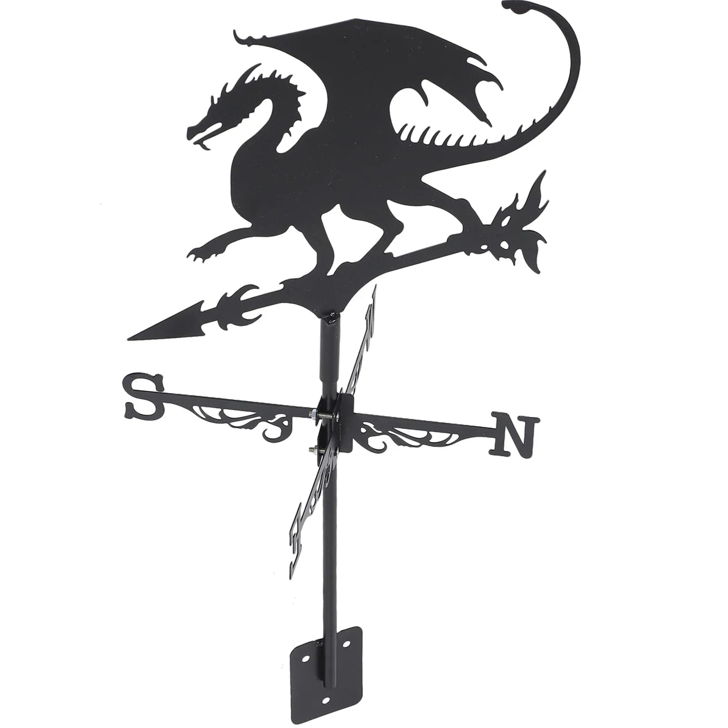 Cross Border Weather Vane, Metal Animal Flying Dragon Iron Outdoor Roof Garden Garden Decoration, Weather Vane Decoration Crafts