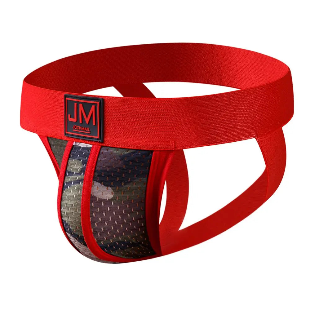 6PCS Sexy Gay Men Underwear Brief Underpants Quick Dry Camouflage Men's Jockstrap Bikini Slip Men's Tanga or As Swim Swimwear