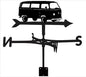 Metal Weathervane,Witch Iron Weather Vane,Sea Rover Wind Direction Indicator,Garden Decoration,Outdoor Roof Decoration,Gardening