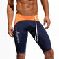 Compression Shorts Men Strechy Low Rise Shorts Men Knee Length Spandex Tights Men Patchwork Tracksuits Sexy Shorts Homme