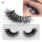 LEHUAMAO 5D Mink Hair False Eyelashes Wispy Cross Natural Mink Lashes Fluffy Eyelash Extension Tools Makeup Handmade Eye lashes