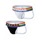 2pcs/Lot Men Underwear Jockstrap Thong Cotton Rainbow Sexy Sissy Mens Briefs Tangas De Homrbre Cueca Gay Underwear Breathable