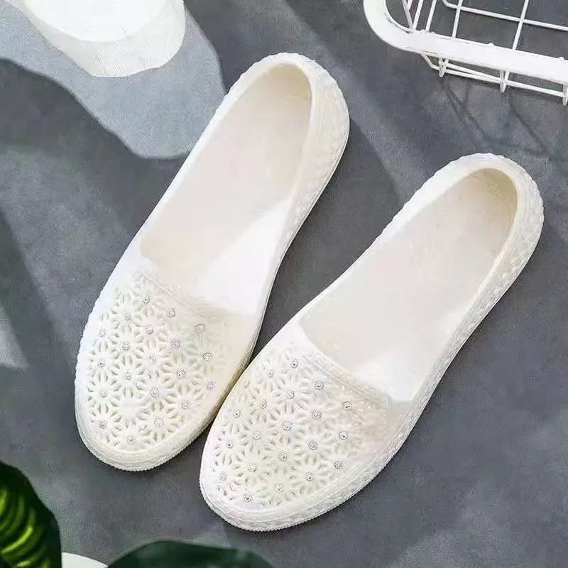 Women's Sandals 2025 Summer New Fashion Clip Toe Flat Women's Flip Flops Beach PU Leather Casual Ladies Slippers Zapatos Mujer