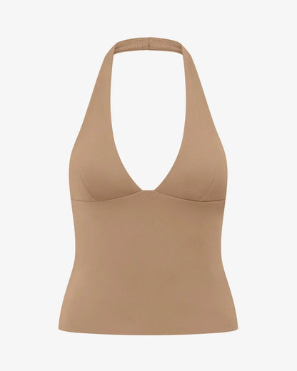 Woman Top Gym Impact Halter Top