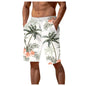 Men's Palm Tree Gradient Pattern Fashion Shorts Boys Summer Cool Hawaii 3D Printed Casual Swim Trunks Quick Dry Surfboard Shorts