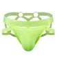 Men Sexy G String Thong Erotic Jockstrap Bondage Underwear Penis Pouch Strap Harness Lingerie Hollow Underpants Ice Silk Hot