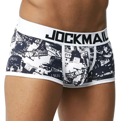 Sexy Men Underwear Boxer Shorts Print Cotton Men Underpants Soft Boxershorts Male Panties Boxer Briefs Breathable Comfortable