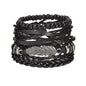 MeMolissa New Fashion Braided Wrap Leather Bracelets for Men High Quality Vintage Charm Wood Beads Ethnic Tribal Wristbands