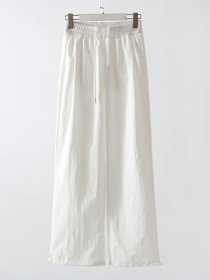 ChicEase High Waist Wide Leg Joggers
