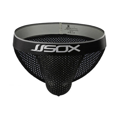 Men Mesh Briefs Sexy Underwear Man U Pouch Underpants Cuecas Calzoncillos Wide Belt Men's Lingerie Ropa Interior Hombre Slips