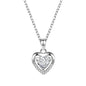 Eternal Heart Love Necklace Women's High End Stainless Steel Clavicle Chain Accessories Jewelry Valentine's Day Gift