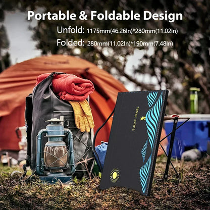 1000w Solar Panel Portable Folding Bag Usb+dc Output Solar Charger