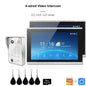 ANJIELO Tuya Smart Fingerprint 5-in-1 Unlocking Home Video Doorbell Video Intercom System 1080P Touch Monitor Security Protectio