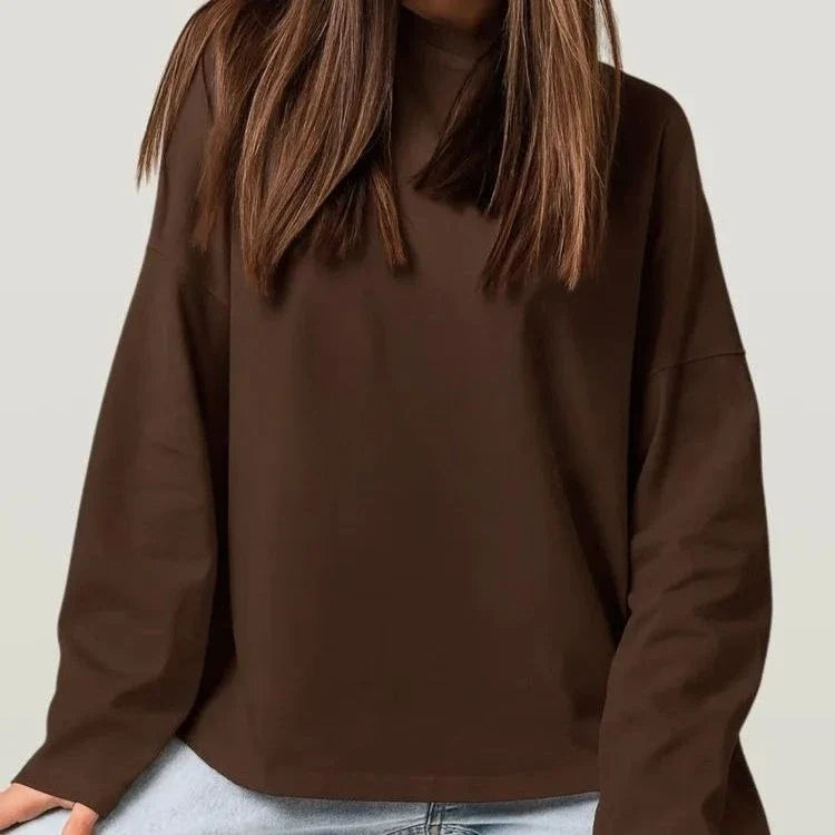 CottonEase 2026: Versatile Loose Long Sleeve Tee