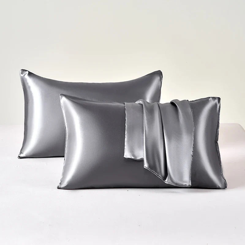 2pcs Satin Pillowcase for Skin and Hair, Satin Pillow Cases Set of 2