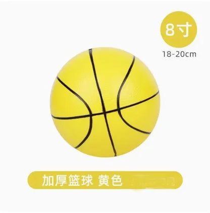 Children's elastic small leather ball, baby racket, basketball, kindergarten, outdoor ball toys for babies