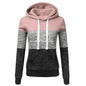 Women’s Colorblock Hooded Tracksuit Set S-3XL