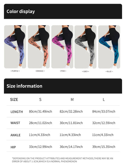 VibrantFlex Seamless Tie Dye Leggings