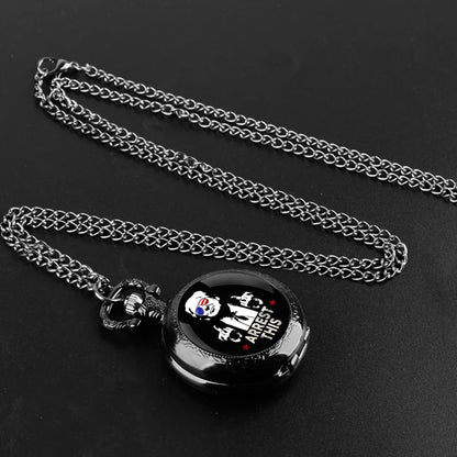 Trump Victory Pendant Quartz Pocket Watch – Collectible Souvenir Timepiece