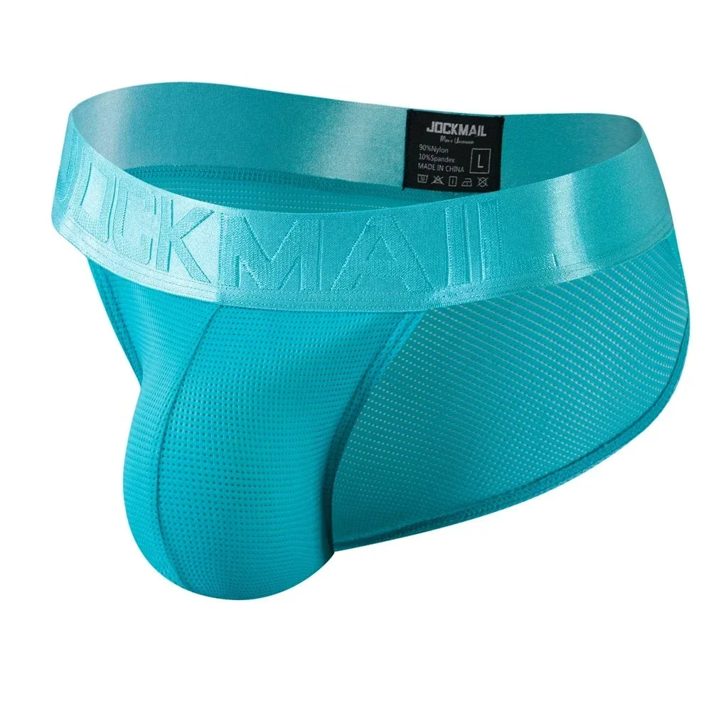 Man's Underwear Briefs Underpants Nylon Mesh Quick Dry Men's Briefs Bikini Slip Men's Tanga Briefs Jockstrap Gay Underwear