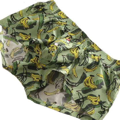 Men's 100% Cotton Pajama Shorts Casual Tracksuit U Bag FIT TRUNKS Comfortable Breathable Sleepwear for Men