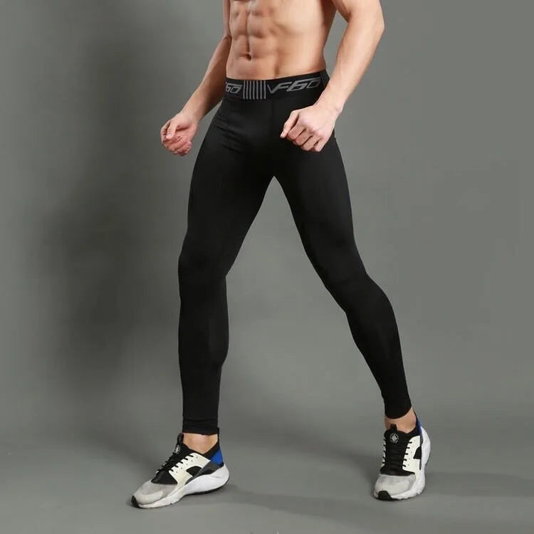 Men’s Compression Pants – Quick-Dry Athletic Running Tights | Breathable Gym Leggings for Training, Jogging & Fitness