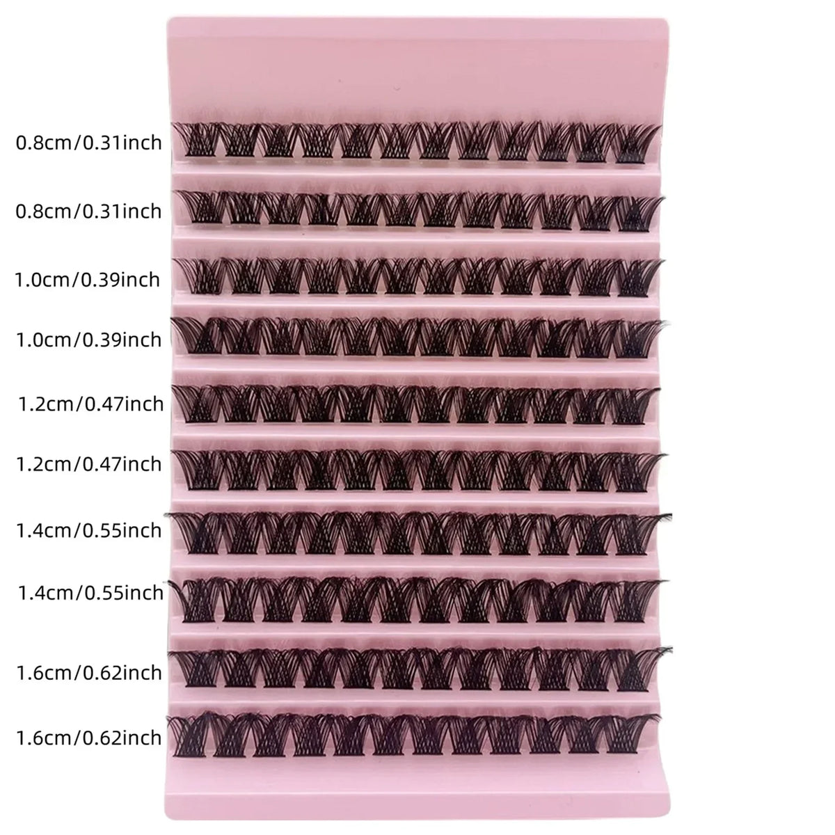 Fluffy Volume Lash Clusters 120pcs D Curl Individual Lashes Thick DIY Eyelash Extensions Cluster Lashes for Makeup