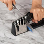 4 Segment Multifunctional Knife Sharpener – Portable Manual Kitchen Sharpener