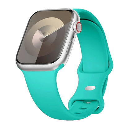 Silicone Watch Strap for Apple Watch, Replacement Bracelet Correa, 40/41/42/44/45/46/49mm, Compatible iWatch Series SE 7 8 9 10 11 Ultra 2 Ultra 3