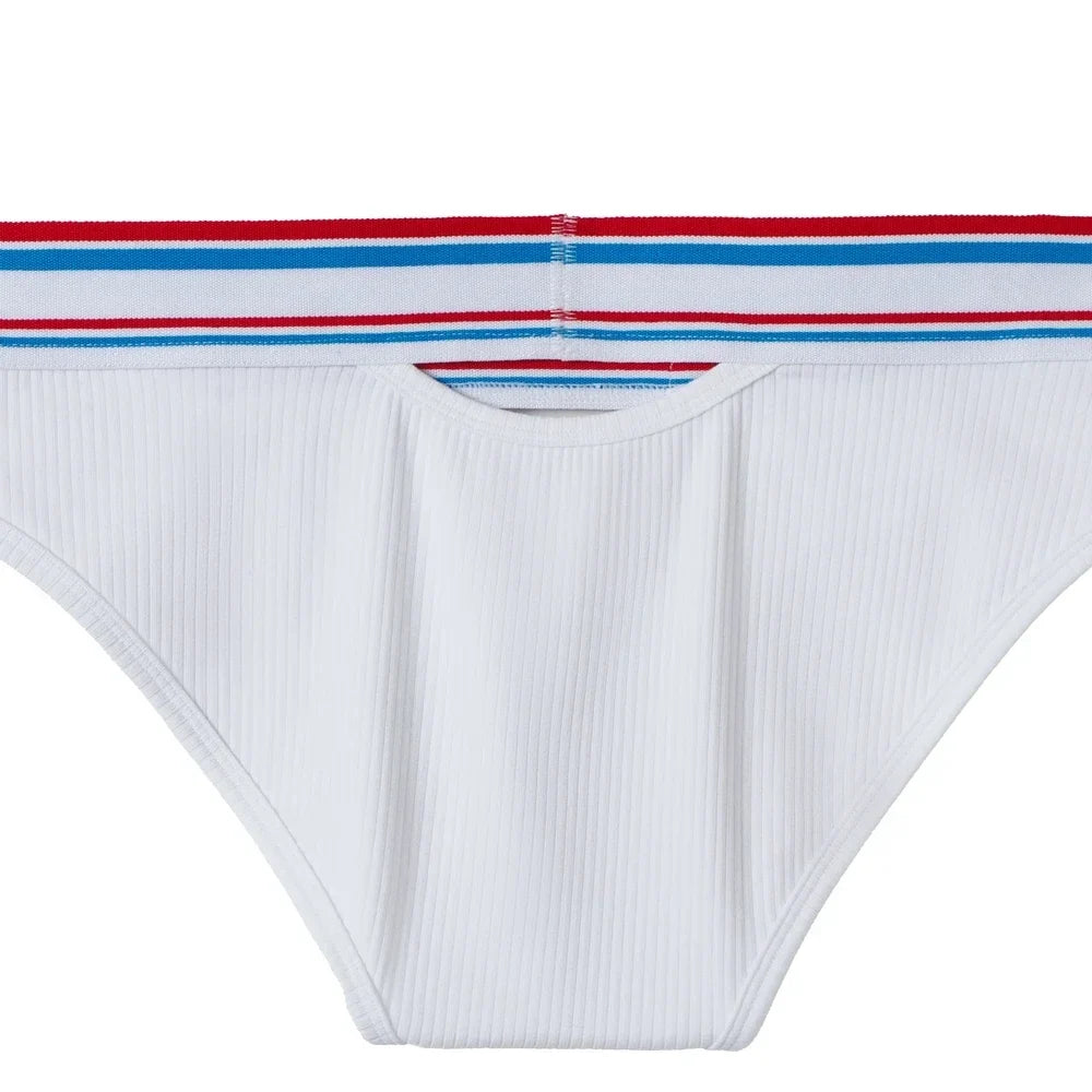 Men's Briefs Slip Sexy Men Underwear Brief Hollow U Convex Cotton Man Underpants Comfortable Cuecas Masculinas Sissy Panties