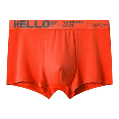 Hello Men's Breathable Antibacterial Boxer Shorts