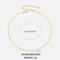 Hot Classic Unisex Flat Snake Chain Choker Necklace For Women Stainless Steel Herringbone Gold Silver Color Fashion Jewelry Gift