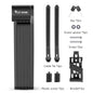 WEST BIKING Bicycle Lock Portable Foldable Anti-theft Lock MTB Road Security Scooter Electric E-Bike Cycling Bicycle Accessories
