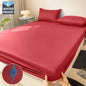 Waterproof Mattress Cover Fitted Bed Sheet With Elastic Band Anti-slip Adjustable Mattress Protector Double Fitted Sheet For Bed