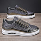 Mens Shoes Nightclubs Fashiona Sequins With Diamonds Golden Sneakers Trendy Low Top Sports Casual Shoes Large Size 39-46